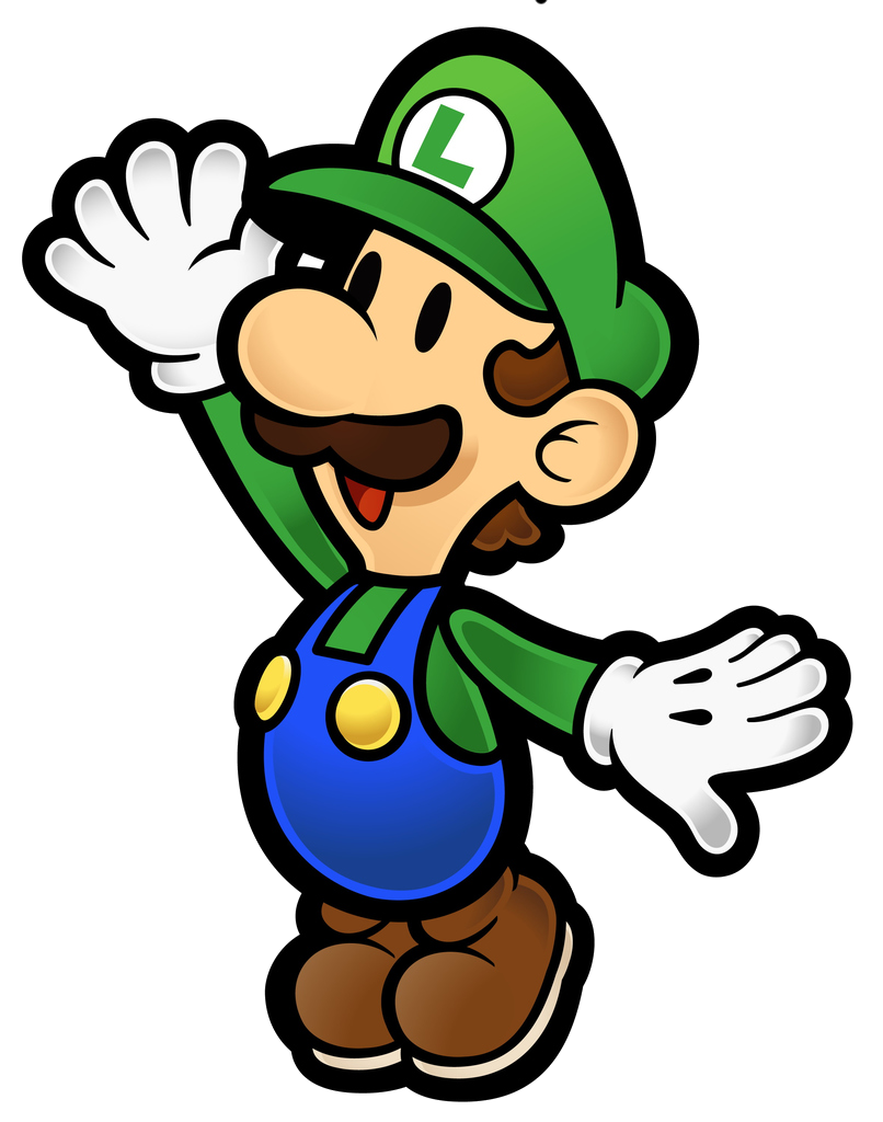 paper luigi wallpaper