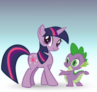 Twilight sparkle sales and spike