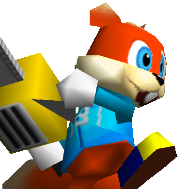 Conker will probably never be officially in Super Smash Bros., but he and  Wolf are now playable in the Smash Remix mod