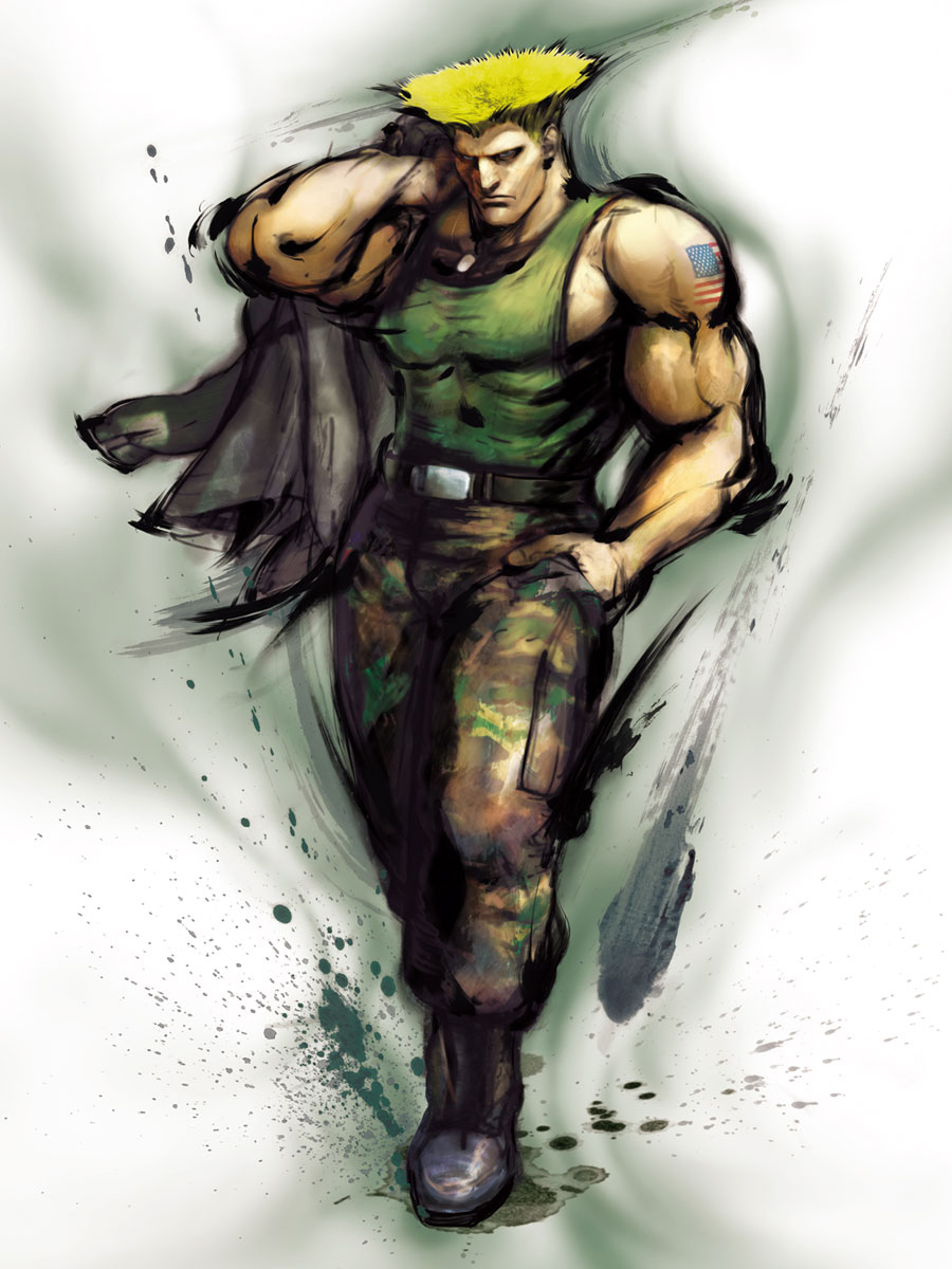 Guile green neon lights, warriors, Street Fighter, protagonist, Guile  Street Fighter, HD wallpaper