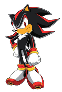 Official Artwork of Shadow from Sonic X