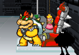 Bowser and mysterious scientist