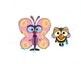 Бабочка и пчёл