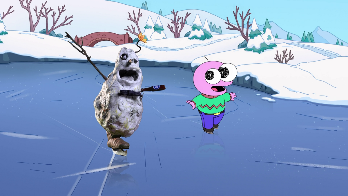 Pim Finally Turns Green Smiling Friends Wiki Fandom