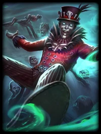 Baron Samedi red-rum Card