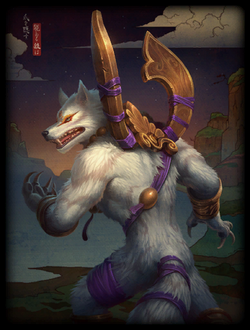 T Fenrir WhiteWolf Card