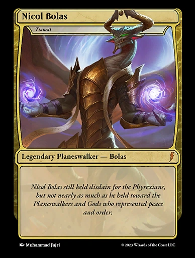 Nicol Bolas Skin card