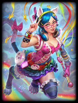 T Bastet Kawaii Card