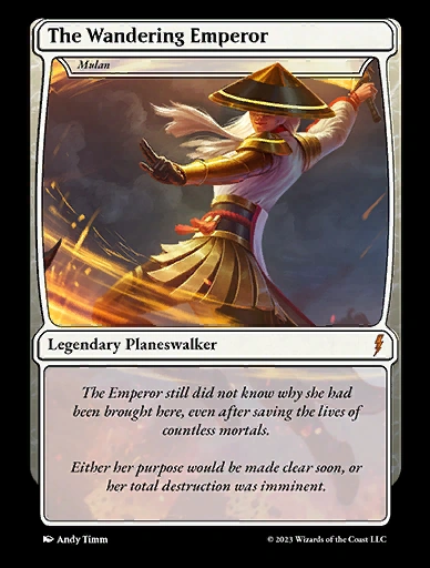 The Wandering Emperor Skin card
