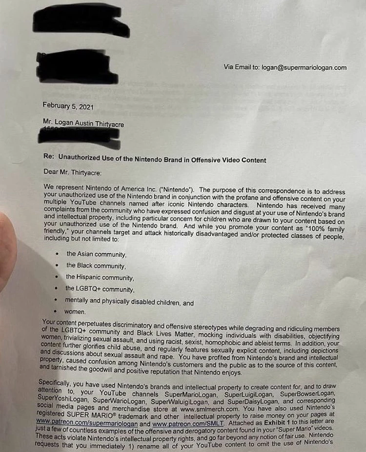 Cease And Desist Supermariologan Wiki Fandom