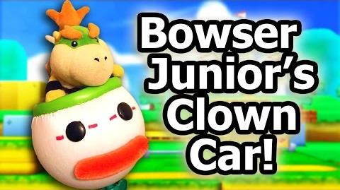 bowser jr plush with clown car