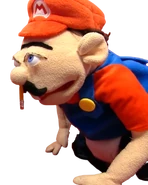 Jeffy imitating Mario