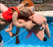 being held over water by Brooklyn Guy