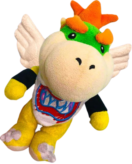 bowser jr plush sml