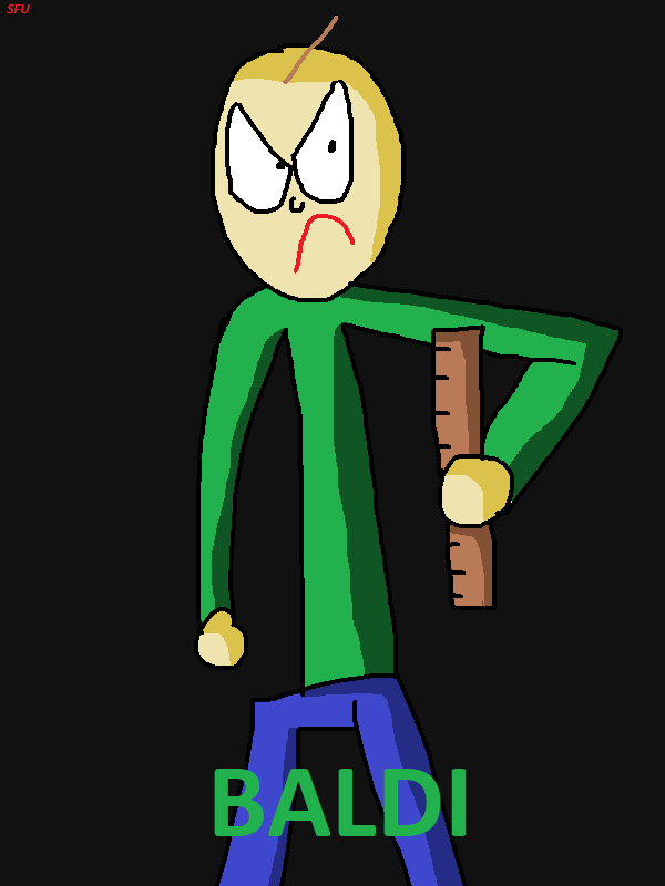 This image was uploaded on the Baldi Basics Wiki yesterday. Anyone know the  source? : r/BaldisBasicsEdu