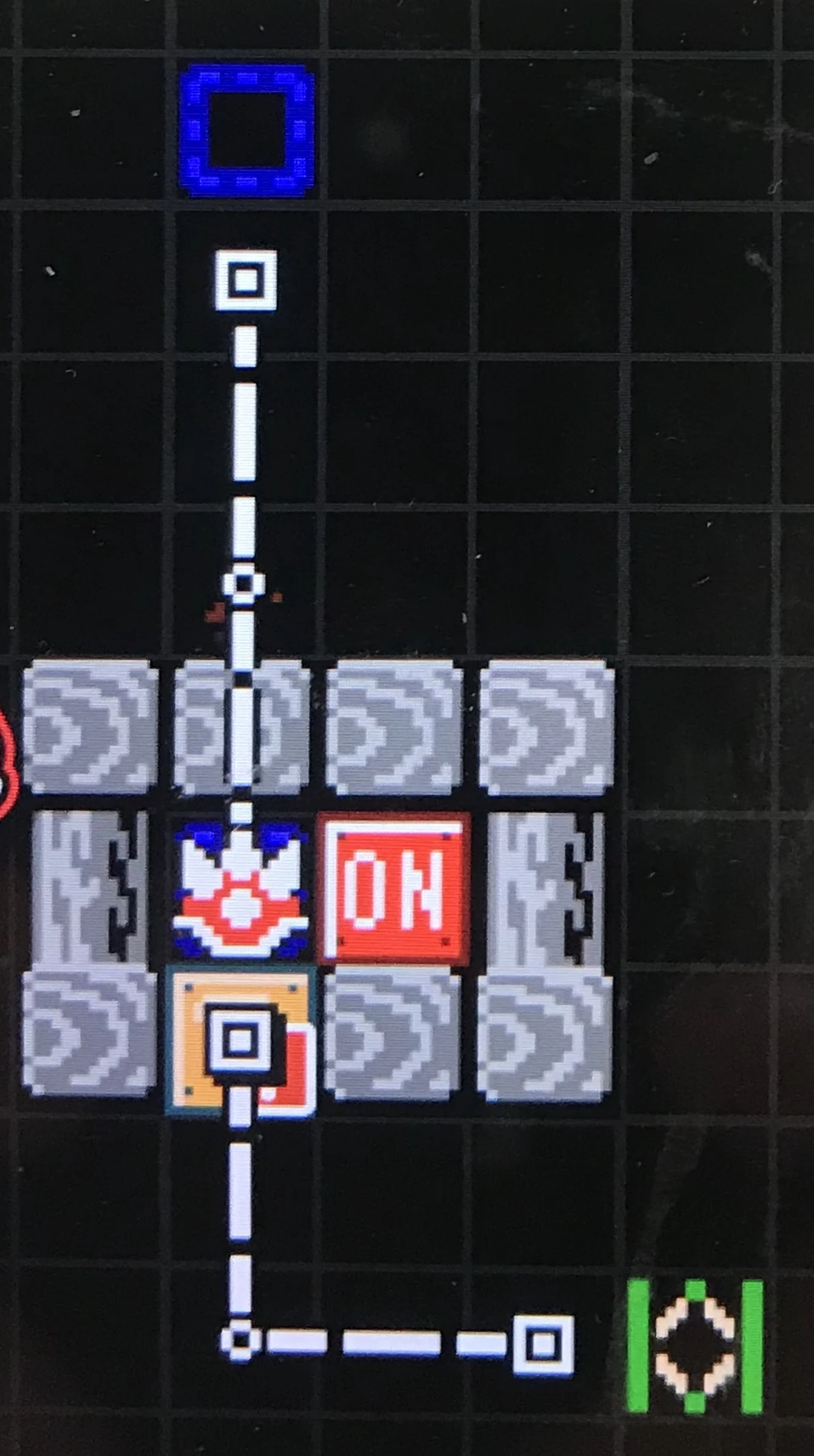 Question triggered on-off switch | Super Mario Maker Contraptions Wiki ...