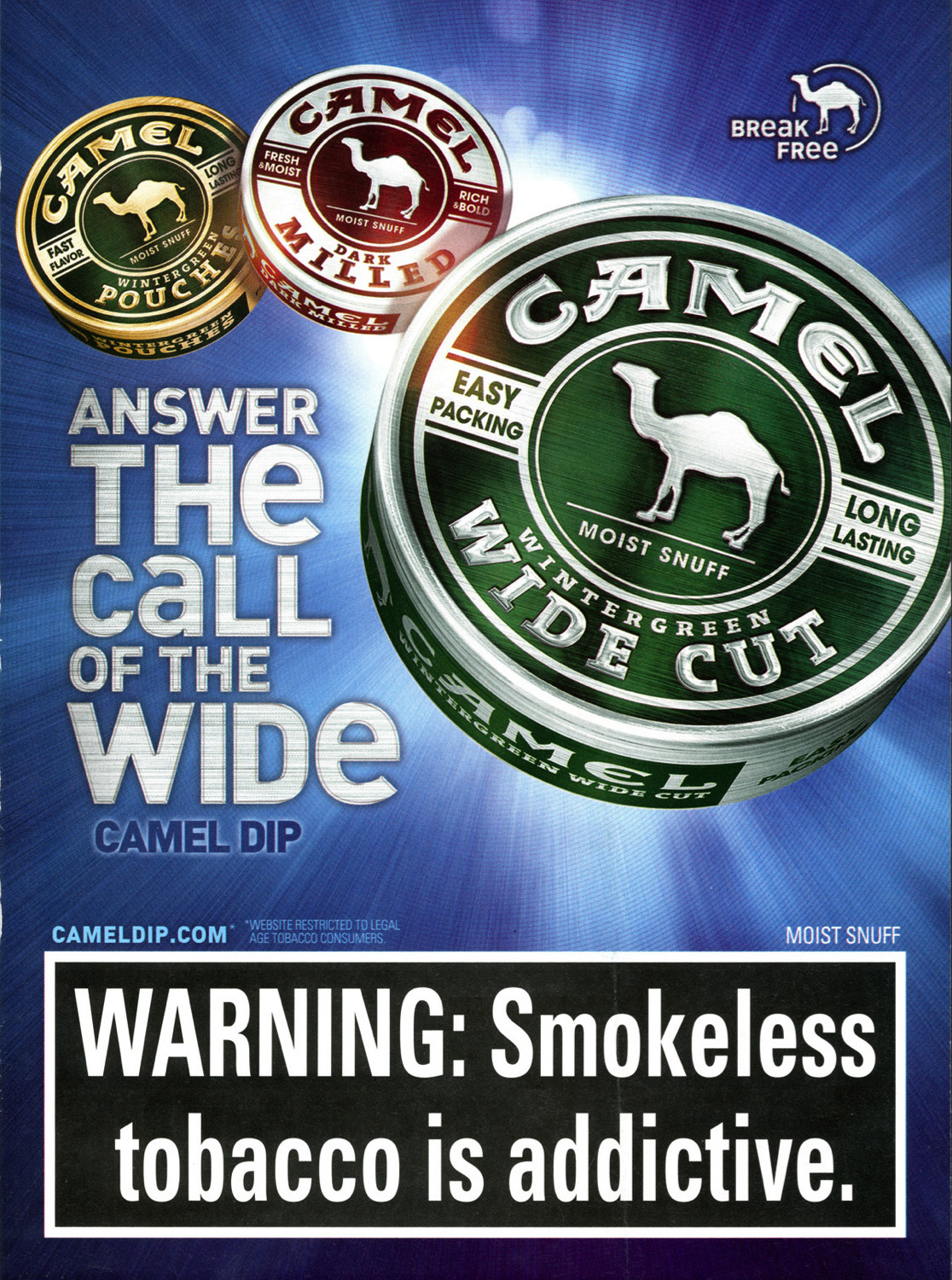 Camel Dip, Smokeless Tobacco Wiki