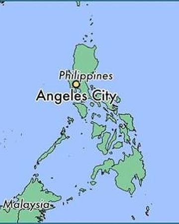 Angeles City Philippines Map