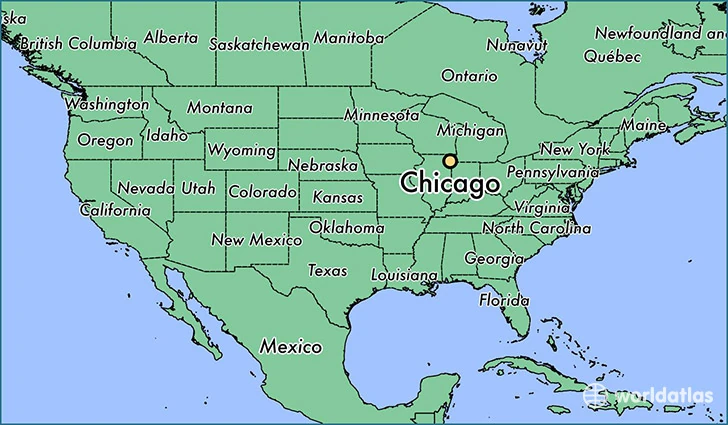 Chicago In Map Of North America Chicago | Smoms2009 Wiki | Fandom