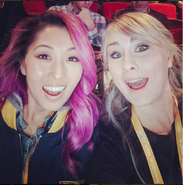 Mari and Kate.png (641 KB) Kate and Mari at the Smite World Championships in 2018