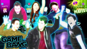 (bottom, from left-right) Lasercorn (David Moss), Sohinki (Matt Sohinki), and Anthony Padilla
