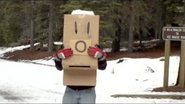 Ian as Boxman on the thumbnail of "Boxman's Christmas".