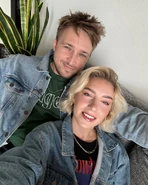 Shayne Topp with Courtney Miller in 2024