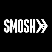 March 2019 - May 2019 This avatar features the Smosh wordmark in white against a black background.