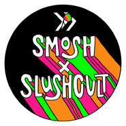 "Smosh X SlushCult" collaboration logo