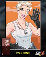 Tessa De Lorraine played by Courtney Miller