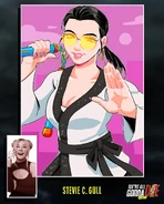 Stevie C. Gull played by Gina Darling