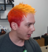 Lasercorn with his 2017 hair