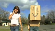 Anthony Padilla and Ian as the girlfriend and Boxman on the thumbnail of "Boxman's Girlfriend".