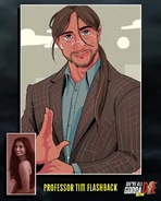 Professor Tim Flashback played by Arasha Lalani