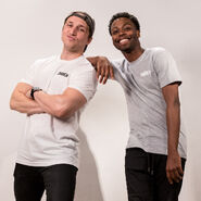 Keith Leak Jr. with Shayne Topp in 2018