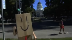 Boxman for President - Boxman on Capitol