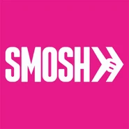 January 2016 - March 2019 This avatar features the Smosh wordmark in white with the same pink background as the previous avatar.