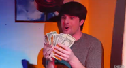 Because of Anthony dancing as a hooker, Ian is now rich.