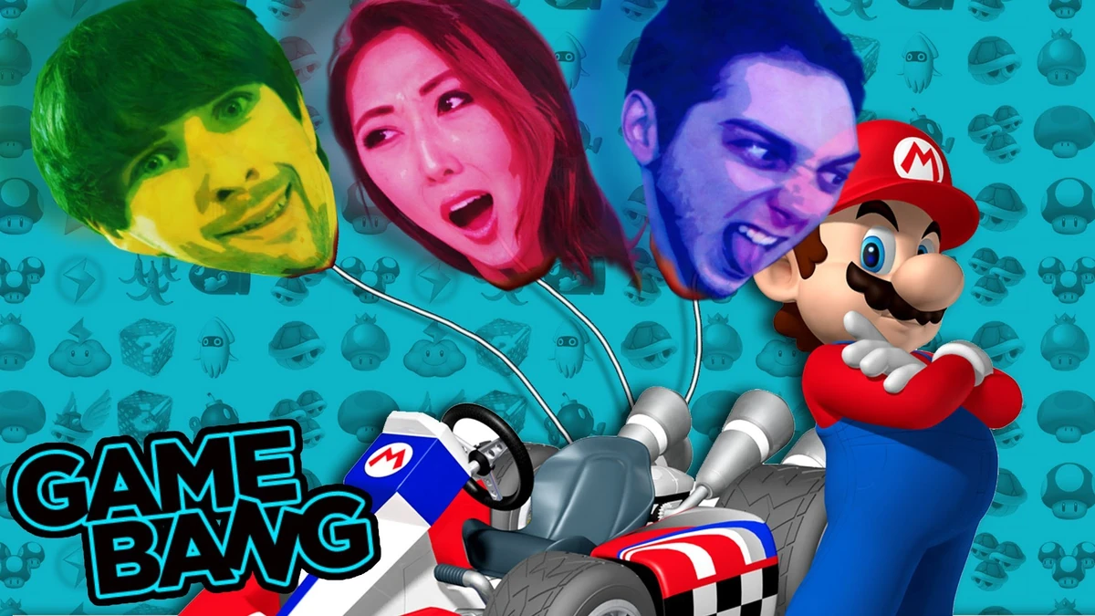 SUCKING HELIUM IN MARIO KART | Smosh Wiki | Fandom, image size:1200x675