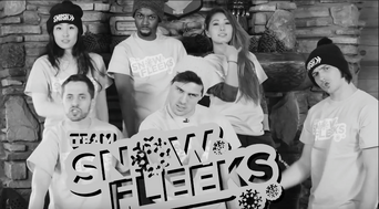 Snow Fleeks pose
