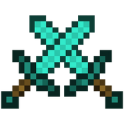 Diamonds swords crossing