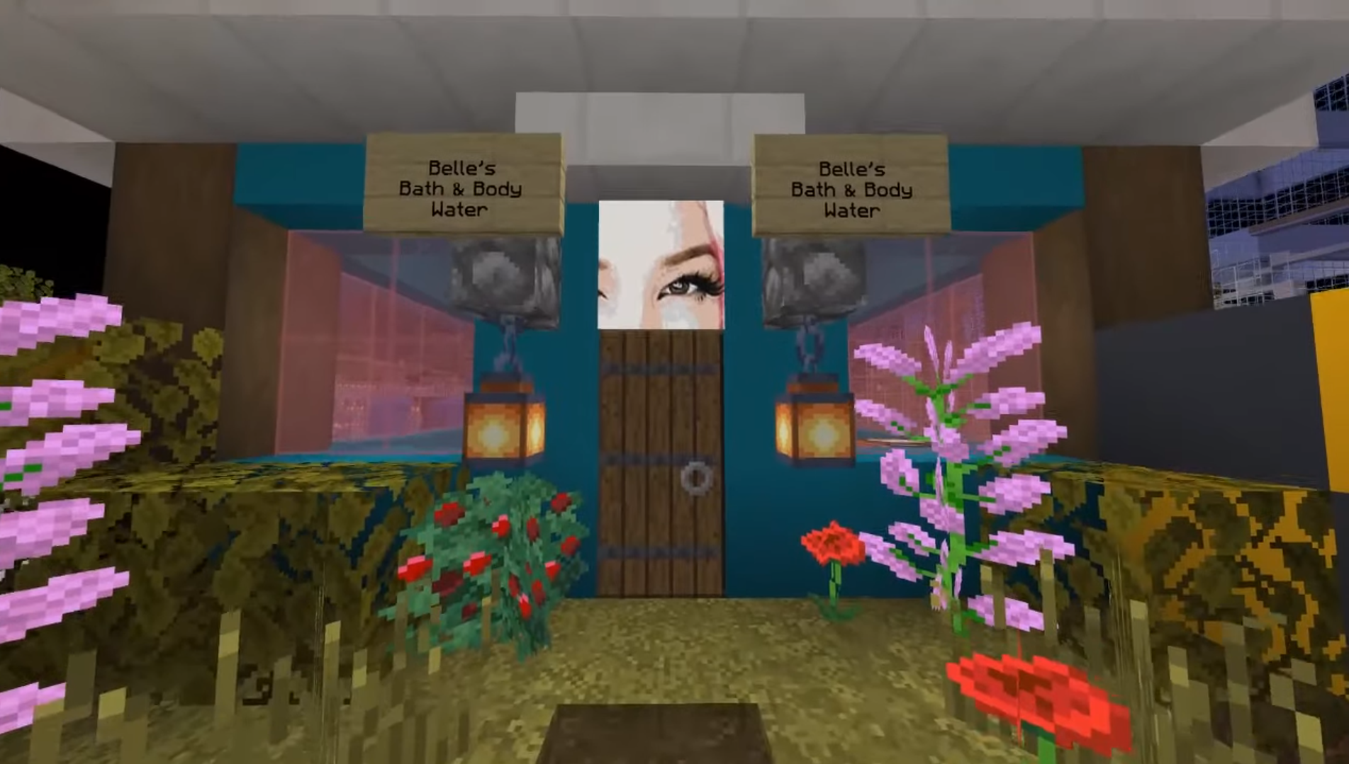 Belle Delphine minecraft | Postcard