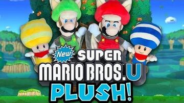 New super mario bros u plush sales