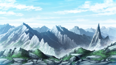 Large Mountain Background