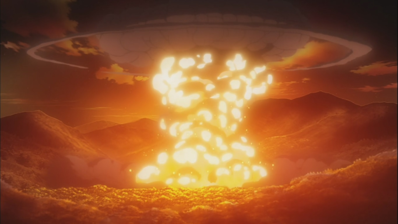 Anime art of a cyberspace rogue attacking with explosion on Craiyon