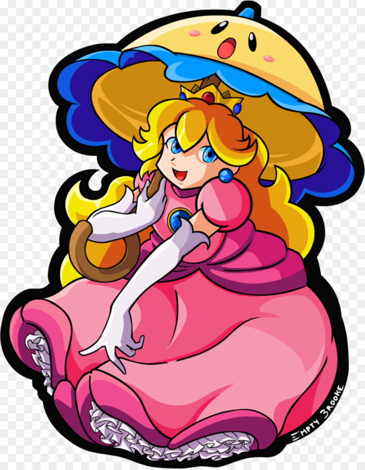 Princess Peach from Super Mario  Super princess, Super Mario art