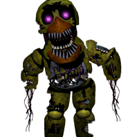 Nightmare Withered Freddy - Fnaf Nightmare Chica Png, Transparent