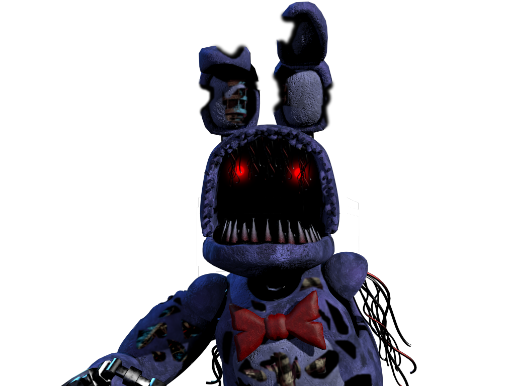 Nightmare Withered Bonnie.
