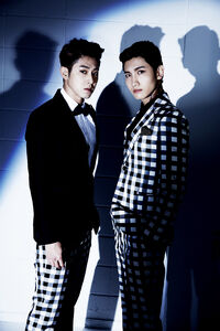 TVXQ promoting the album