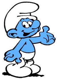 Male Smurf Comic Book